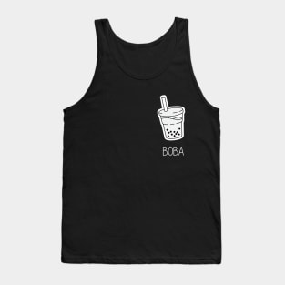 Boba Pocket Square Tank Top